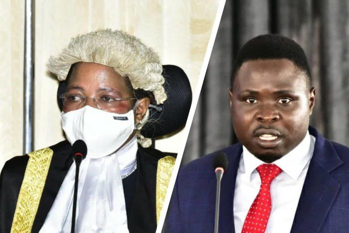 Deputy Speaker Anita Among Mityana Municiplaity MP Hon Francis Zaake