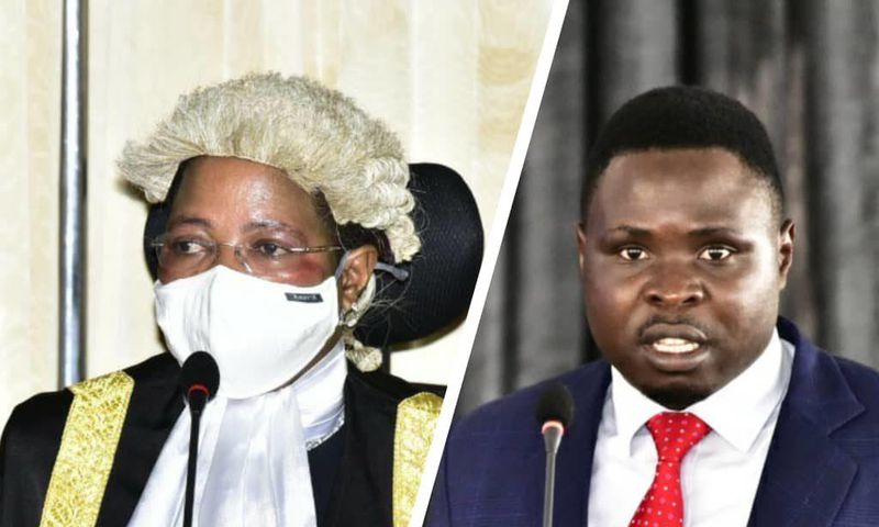 Deputy Speaker Anita Among Mityana Municiplaity MP Hon Francis Zaake