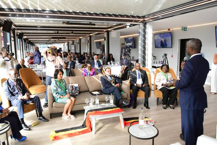 Tayebwa while speaking to investors during the Summit