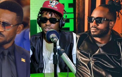 Bobi Wine, Dax Vibez and Bebe Cool