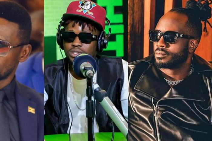 Bobi Wine, Dax Vibez and Bebe Cool