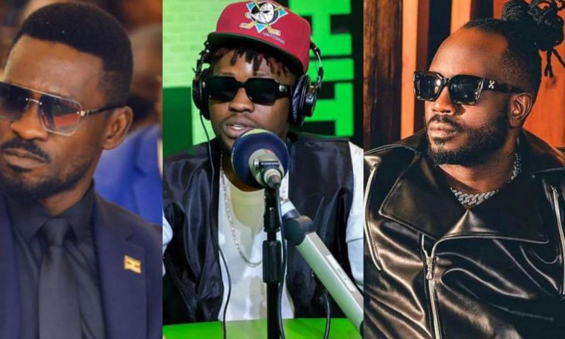 Bobi Wine, Dax Vibez and Bebe Cool