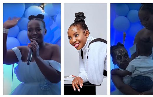 Singer Maureen Nantume threw her son a birthday party on Friday