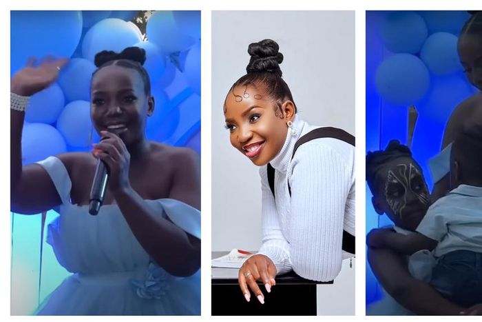 Singer Maureen Nantume threw her son a birthday party on Friday