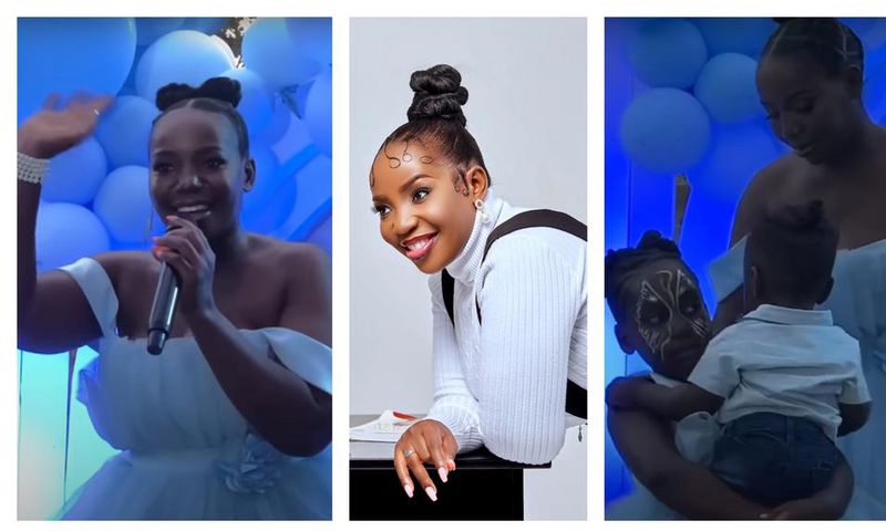 Singer Maureen Nantume threw her son a birthday party on Friday