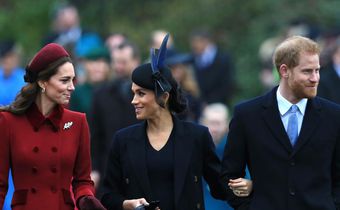 Prince William, Kate Middleton, Meghan Markle, and Prince Harry attend Christmas Day Church service at Church of St Mary Magdalene on the Sandringham estate on December 25, 2018 in King's Lynn, England.Stephen Pond/Getty Images