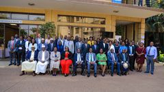 The conference participants in a group photo