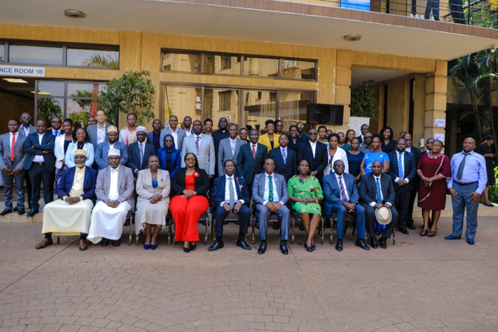 The conference participants in a group photo