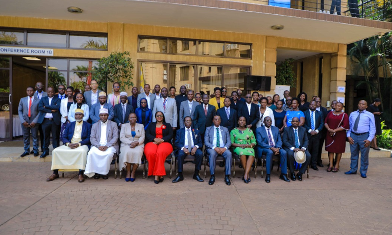 The conference participants in a group photo