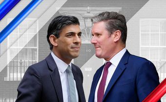 Rishi Sunak and Keir Starmer. [Sky news]