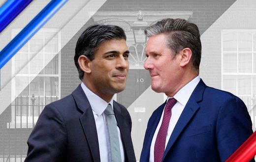 Rishi Sunak and Keir Starmer. [Sky news]