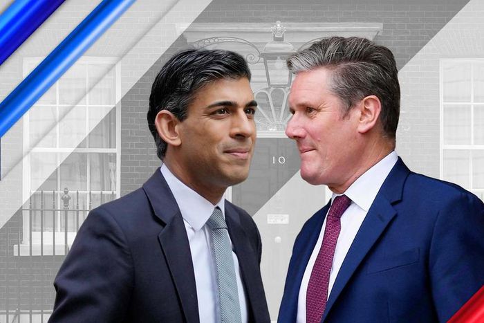 Rishi Sunak and Keir Starmer. [Sky news]