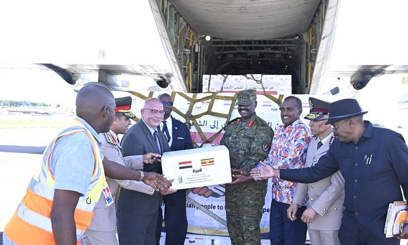 The foot and mouth disease vaccines were received by Senior Presidential Advisor on Special Operations, Gen. Muhoozi Kainerugaba, at Entebbe International Airport.