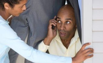 Man cheating on his partner