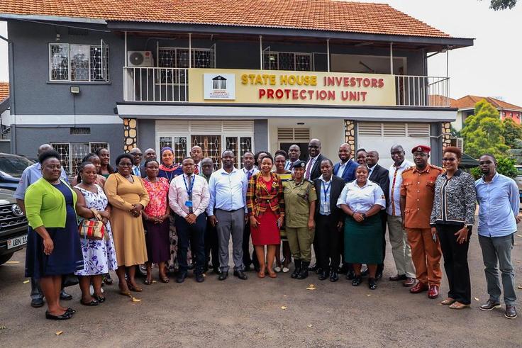 Col Edith Nakalema  met with government communications officials at her office