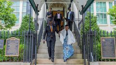 President William Ruto & First Lady Rachel Ruto at Blair House in Washington D.C.