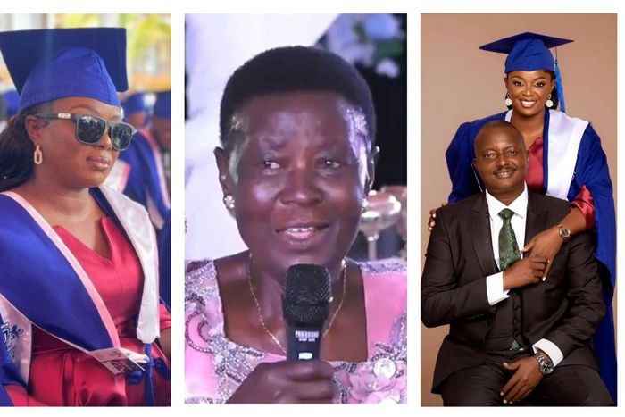 Susan Makula's mother Mrs Kisembo congratulated her daughter on completing her studies