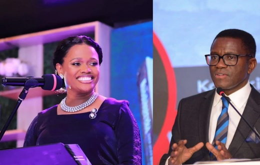 Nabagereka Sylvia Nagginda and Prime Minister Mayiga