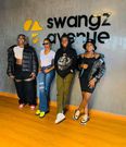 Zafaran with her Swanz Avenue colleagues