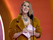Dion onstage at the 66th Grammy Awards.Kevin Mazur/Getty Images for The Recording Academy