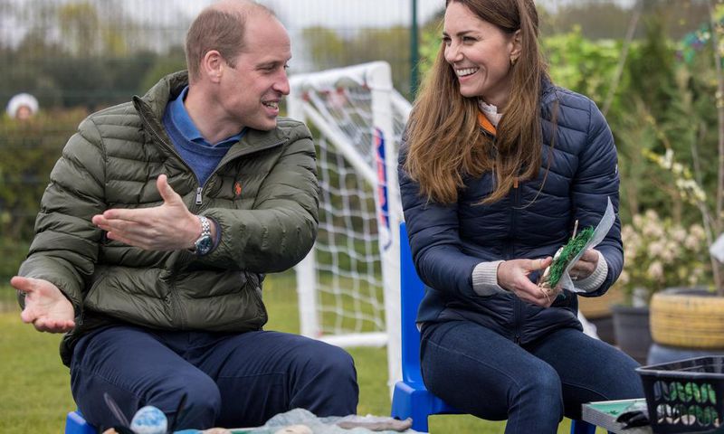 Prince William and Kate Middleton on April 27, 2021.ANDY COMMINS/POOL/AFP/Getty Images