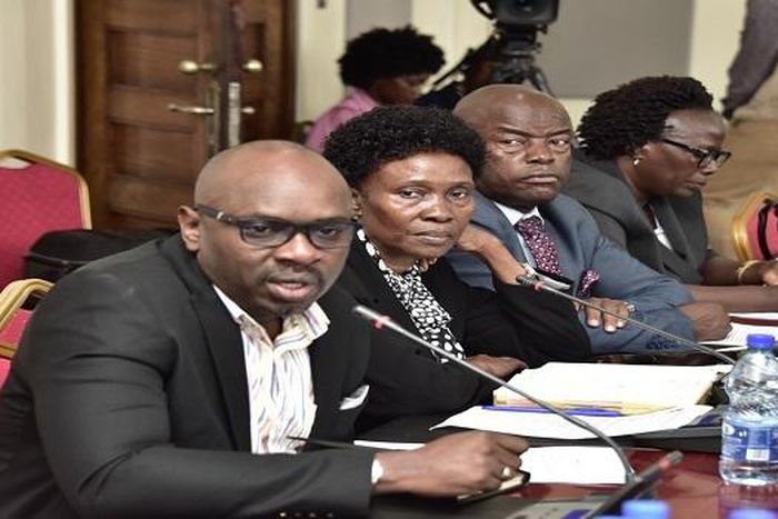 Workers-MPs-led-by-Hon-Rwakajara-L-presenting-their-views-before-the-committee