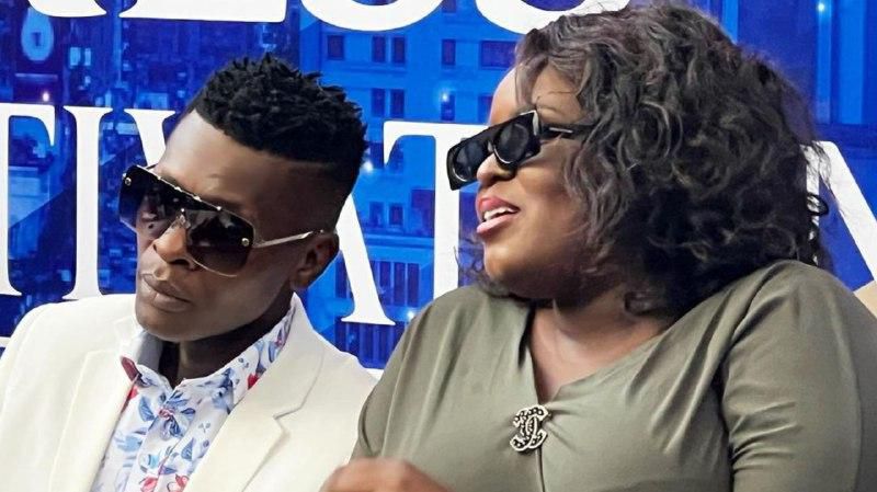 Jose Chameleone with Mariam Mutakubwa, aka Biggie