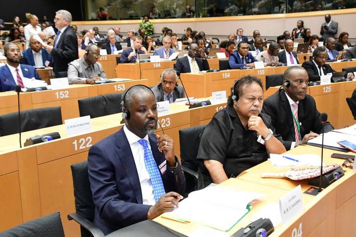 Tayebwa during the assembly meeting in Brussels