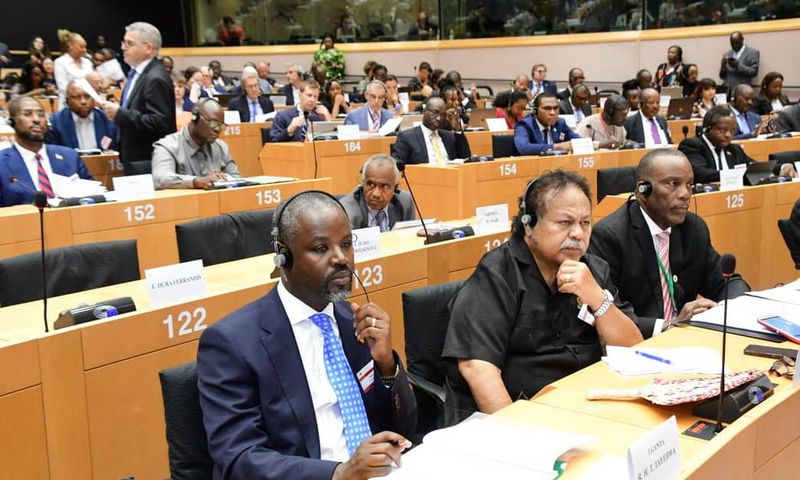 Tayebwa during the assembly meeting in Brussels
