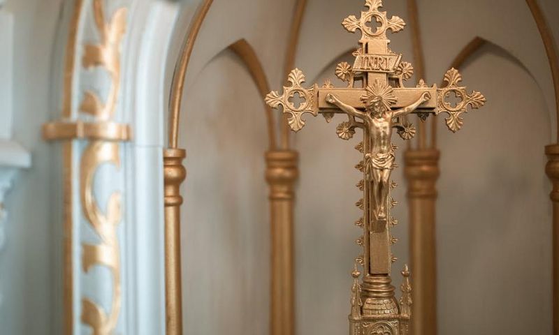 A golden crucifix [Image Credit: RDNE Stock Project]