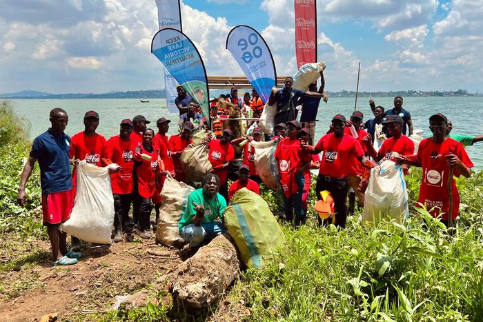 The clean up activity covered several parts along Lake Victoria's shores