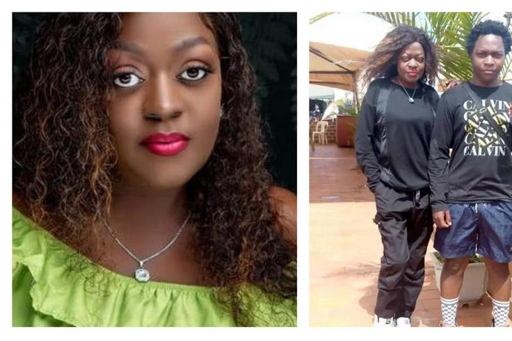 Evelyn Lagu and her son Freddie