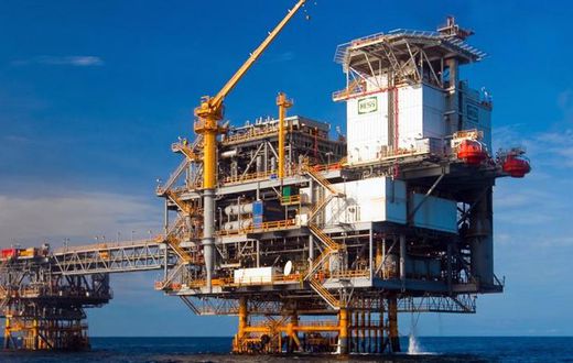 Oil rig in Tanzania