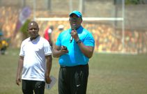 Chief guest and Uganda Olympics Committee president Donald Rukare delivers his speech