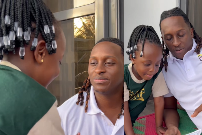 'All work and no play' Bruno K's dad moment with Briella Kiggundu/Instagram