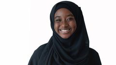 A Muslim girl in a Hijab