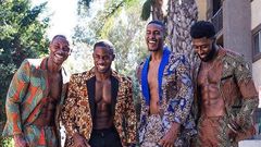 Men in African print