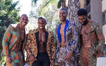 Men in African print