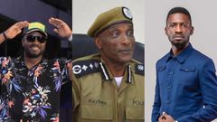 Bebe Cool, Gen Kale Kayihura and Bobi Wine