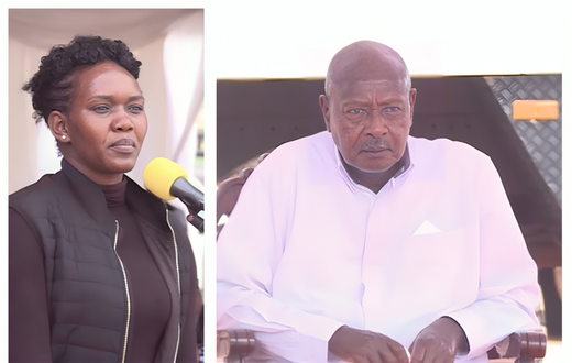 President Yoweri Museveni keenly listened to Minister Nyamutoro's remarks