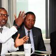 Richard Byarugaba, NSSF's Managing Director, stresses a point.