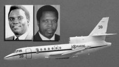 The plane before crash