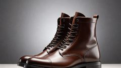 AI-generated image of boots for men