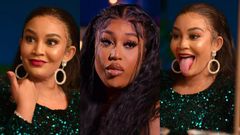 Zari and Fantana. Screengrabs from the show.