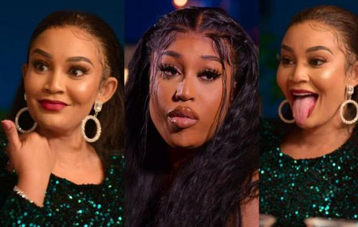 Zari and Fantana. Screengrabs from the show.