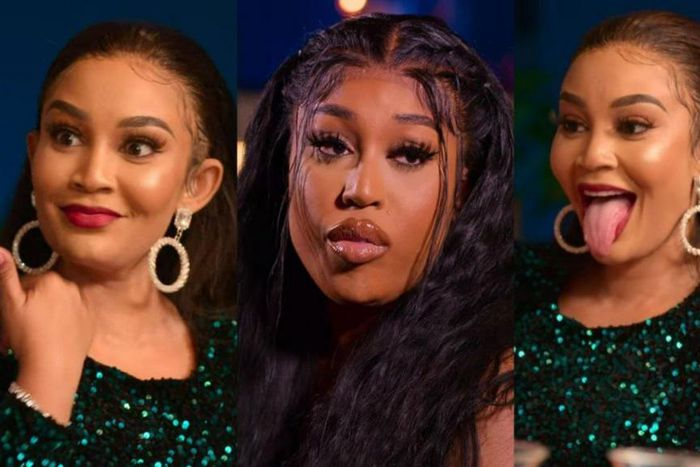 Zari and Fantana. Screengrabs from the show.