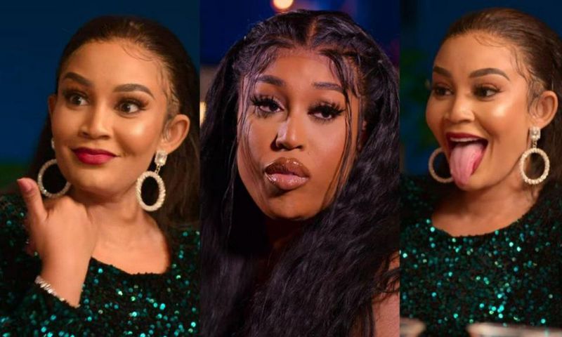 Zari and Fantana. Screengrabs from the show.