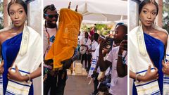 Judith Heard accessories with Jewish shawl, a look at Ugandan Jews Semei Kakungulu left behind/Courtesy