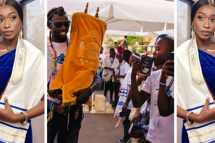 Judith Heard accessories with Jewish shawl, a look at Ugandan Jews Semei Kakungulu left behind/Courtesy