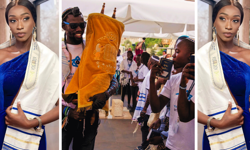 Judith Heard accessories with Jewish shawl, a look at Ugandan Jews Semei Kakungulu left behind/Courtesy